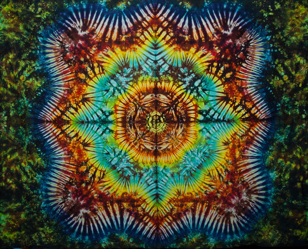 Artist Select Tie Dye Tapestry by Emerald Springs FREE USA