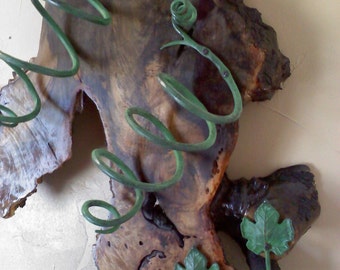 Rustic Wood Wine Rack