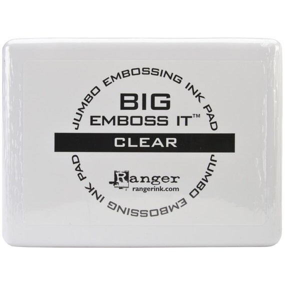 Embossing Ink Pad Ranger Big & Bossy Jumbo Size Clear DIY