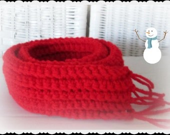 Baby crochet scarf photo prop, Winter photo prop, Frosty the Snowman