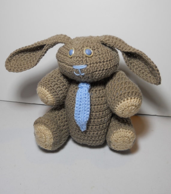 Crocheted Bunny rabbit stuffed amigurumi style