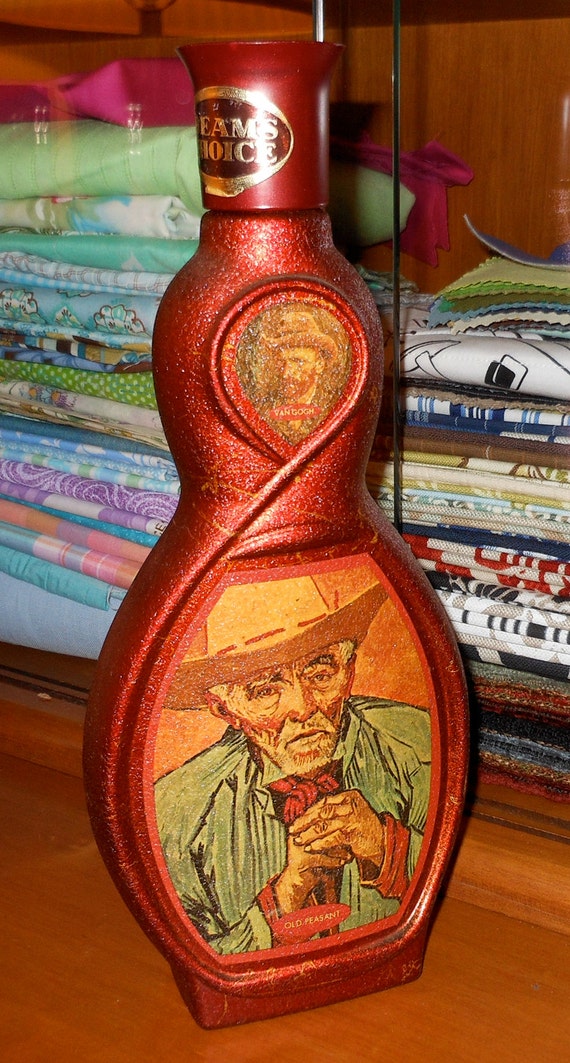 vintage beam whiskey bottles