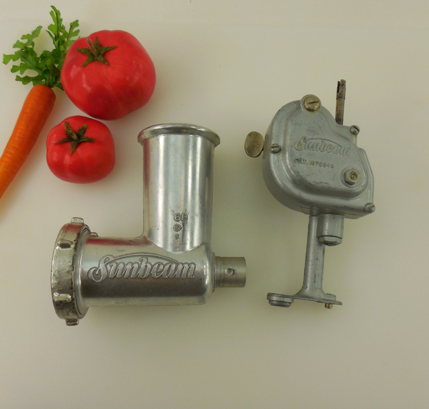 Sunbeam Mixmaster Mixer Attachment Meat Grinder by oldetymestore
