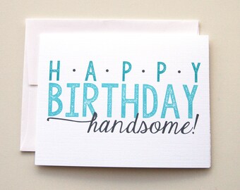 Popular Items For Handsome Birthday On Etsy