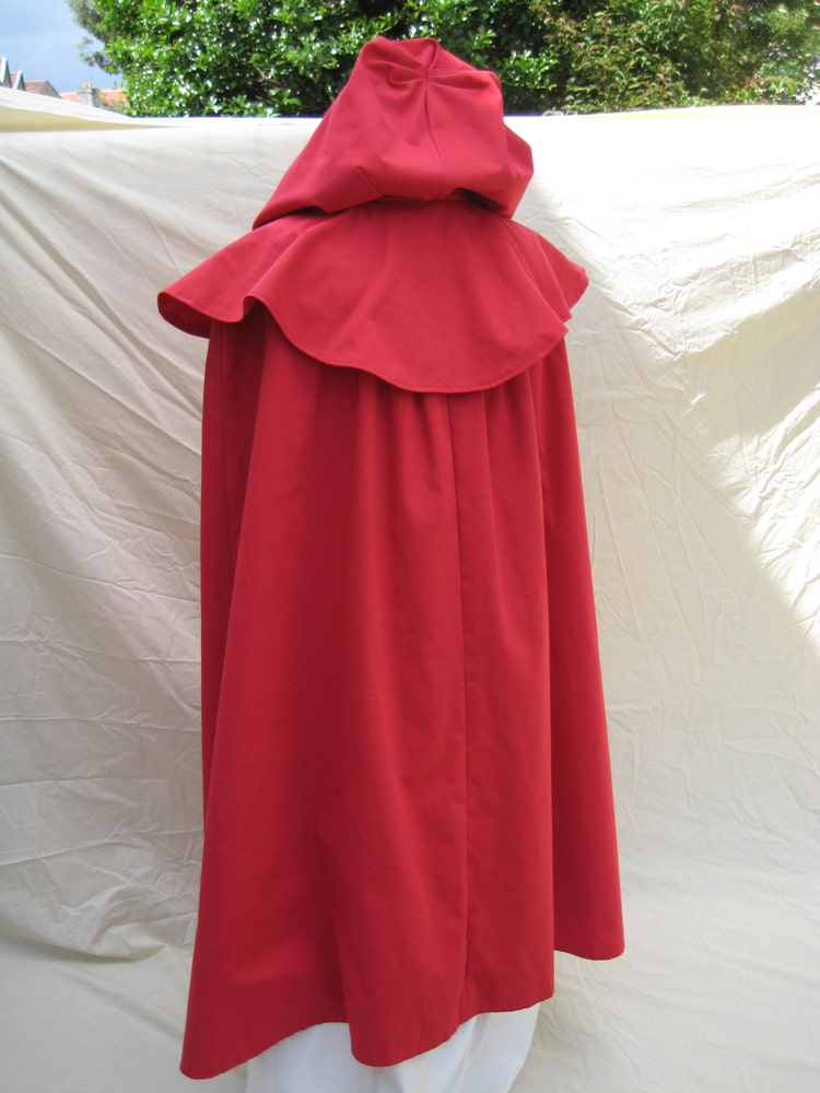 Regency/Colonial Cloak/Cape. CUSTOM MADE. Red by RegencyRegalia