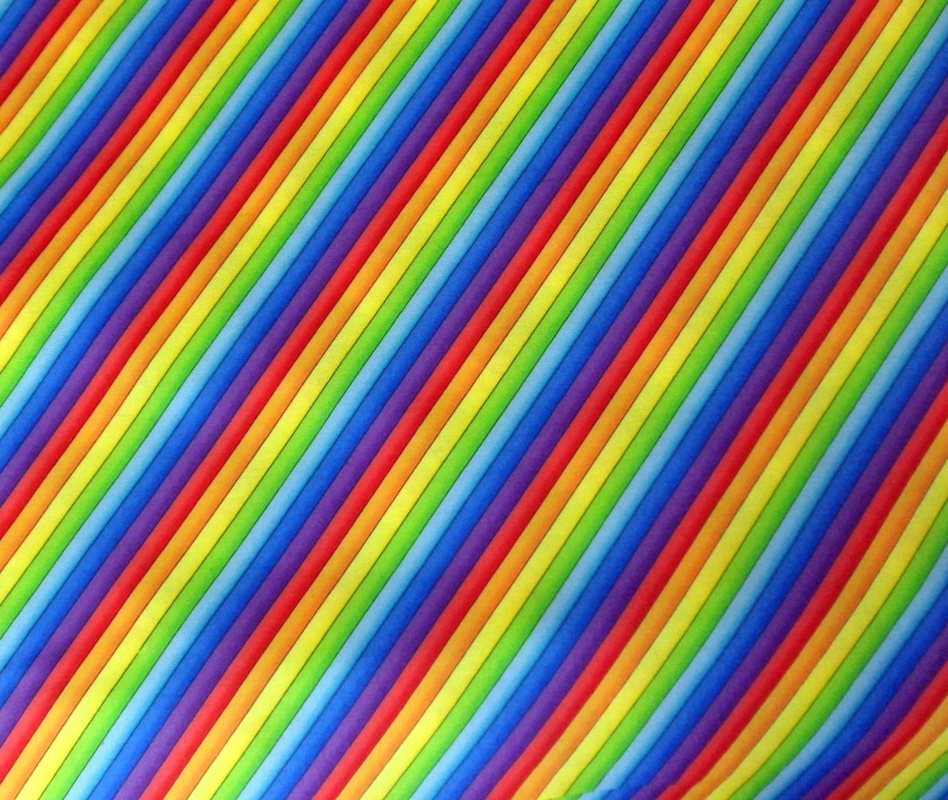 Rainbow Fabric Cotton Rainbow Fabric Diagonal Rainbow Colors