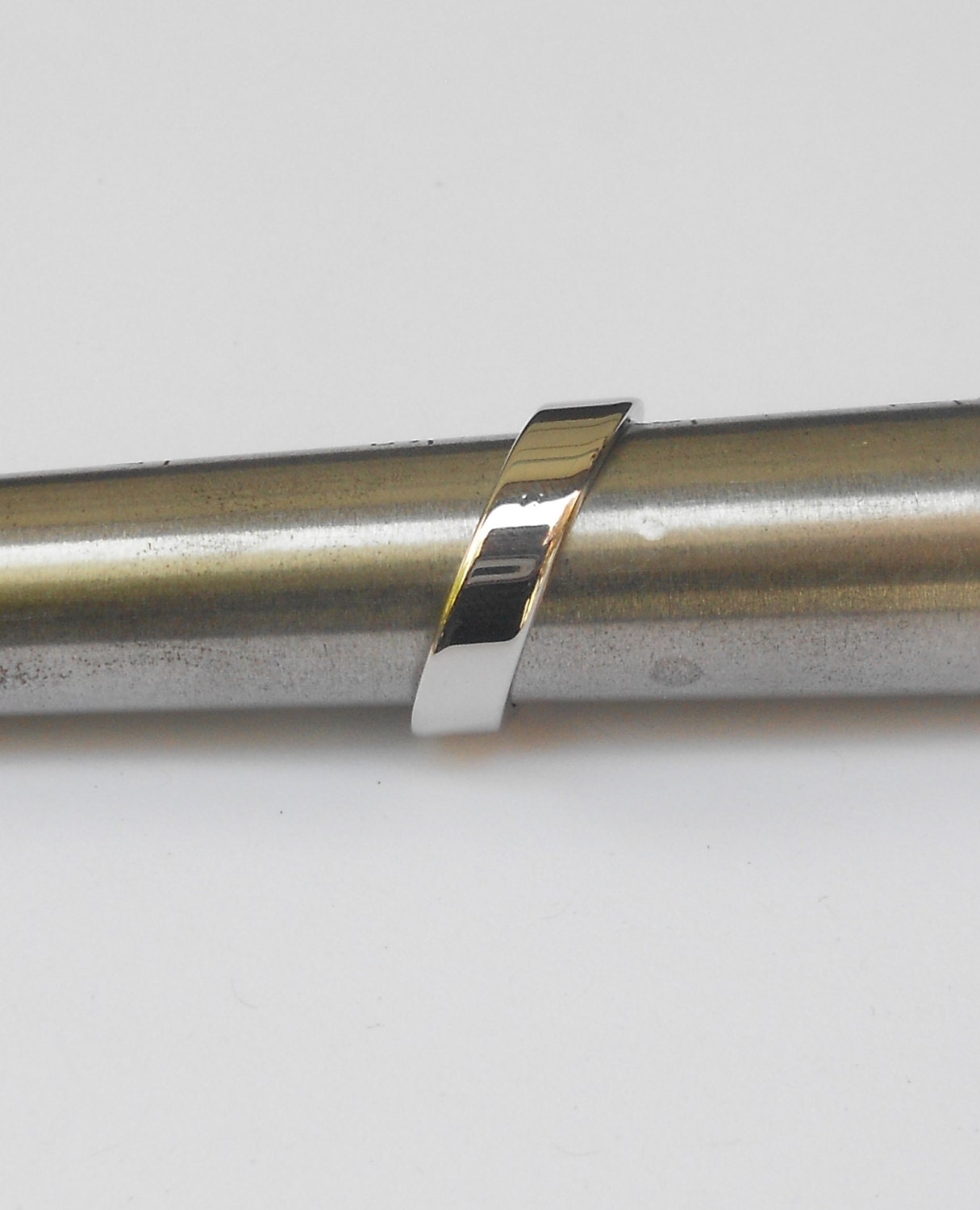 Slant Angle Ring 30 Degree Stainless steel Ring US size 5