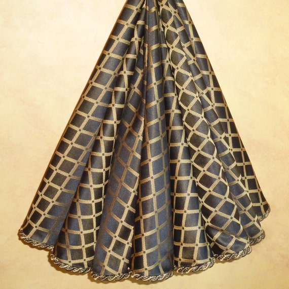 dramatic black and gold reversible christmas tree skirt dramatic black and gold reversible christmas tree skirt