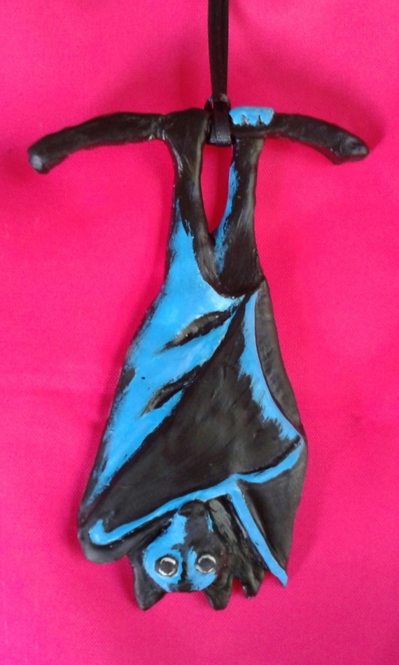 Items similar to Hanging Bat Halloween/Christmas Ornament on Etsy