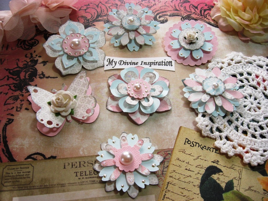 Teresa Collins Summer Stories Handmade Paper Embellishments