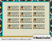 Smart Cookie Graduation Printable Return Address Label Il_170x135