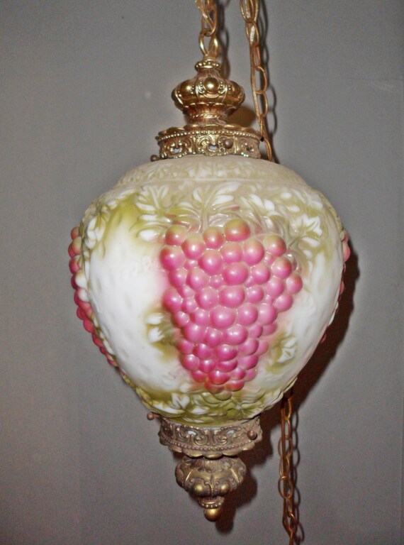 Items similar to Vintage 1960's Carl Falkenstein Milk Glass Grape