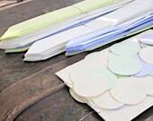 SALE - Party Decor Pack ...10 tissue paper poms and 36 feet of pomdot garland // easter decor purple pistachio green ivory pastel Il_170x135
