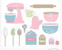 Popular items for baking clip art on Etsy