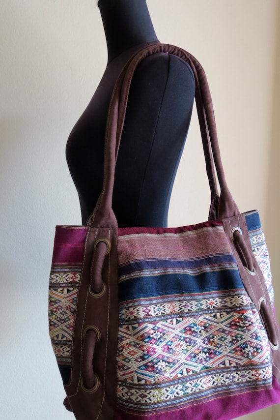 Ethnic Vintage Handmade bags bohemian beautiful by shopthailand