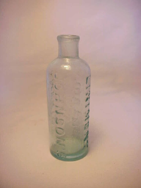 c1860s Johnson's American Anodyne Liniment by Bottlessoldcheap