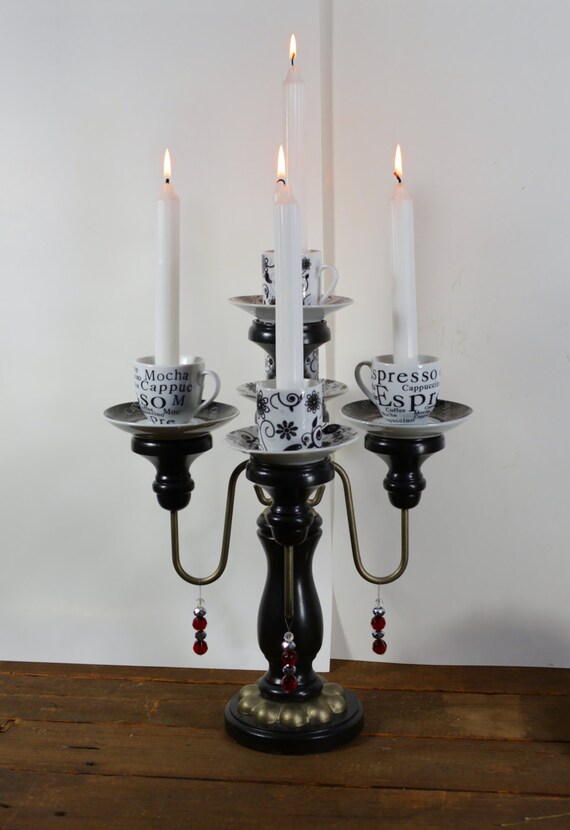 Vintage Candelabra Centerpieces 7