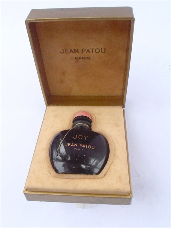 Vintage Joy Perfume Jean Patou Fragrance Art Deco Black