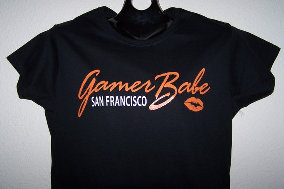 sf giants gamer babe t shirt