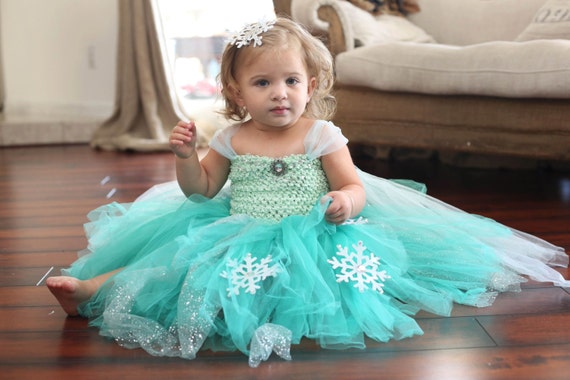 Items similar to Elsa dress elsa tutu dress frozen dress 