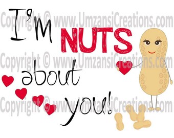 I'm nuts about you | Etsy