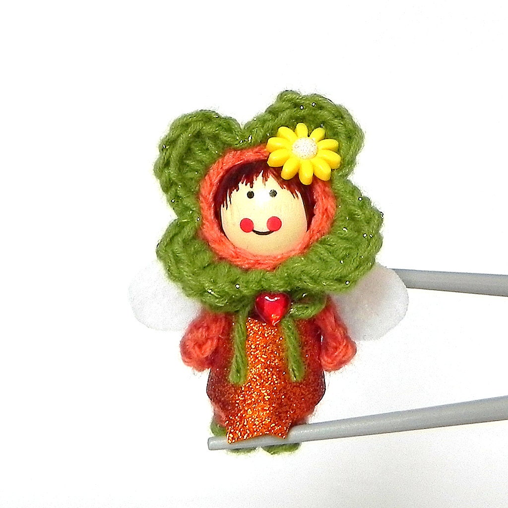 Madarin Flower Fairy MochiQtie Amigurumi Mochi size crochet