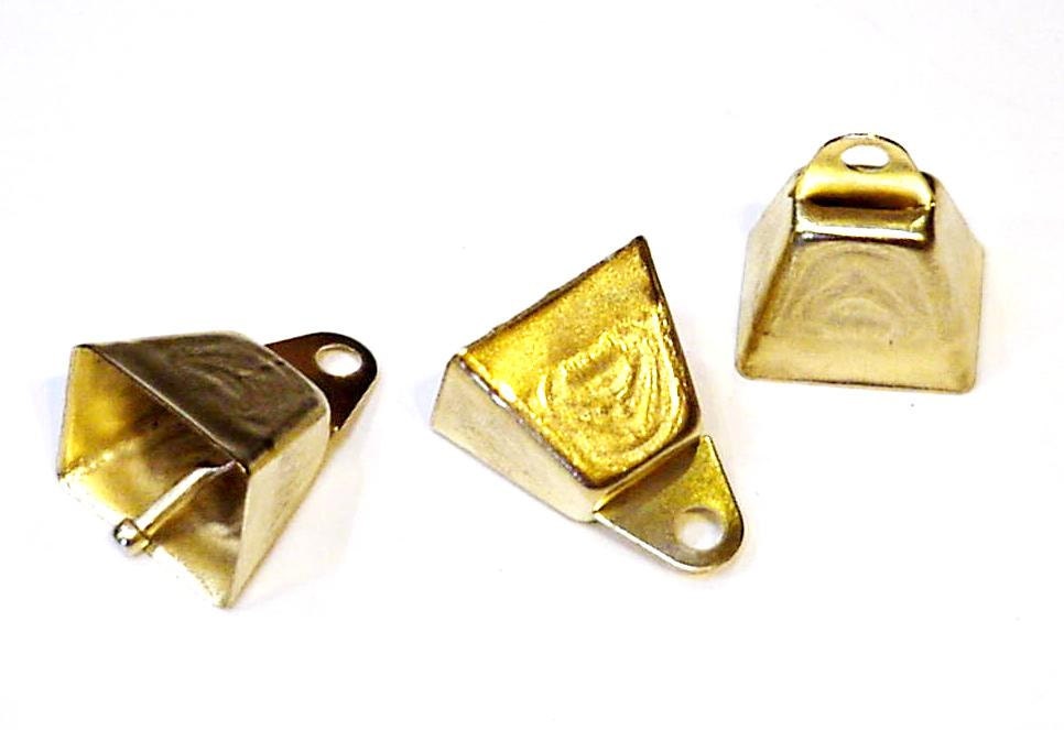 Gold Cow Bells Shiny Metal Craft Supply Small by ITSYOURCOUNTRY