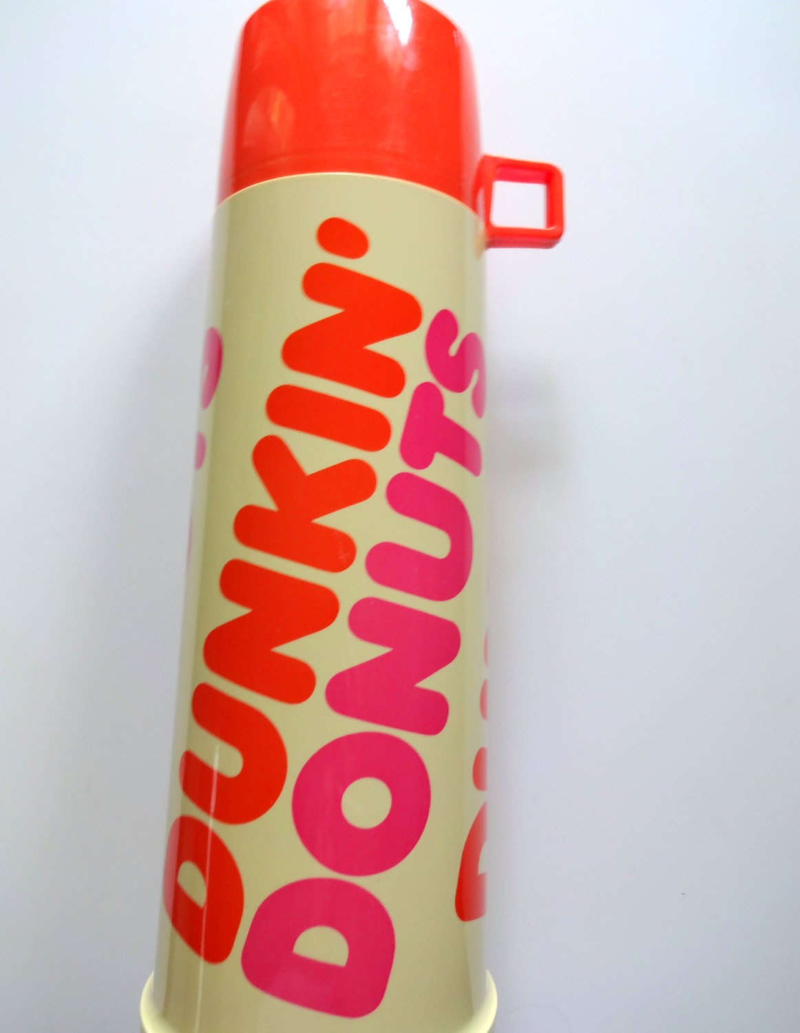 Vintage Dunkin' Donuts Glass Lined Thermos 1970s