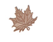 1 Lace leaf, Perfect for Fall Wedding Favors, Bookmark or  Thoughtful gift.