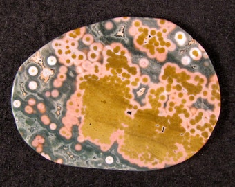 Ocean Jasper Medallion / Cabochon for wire wrap ETOJ238