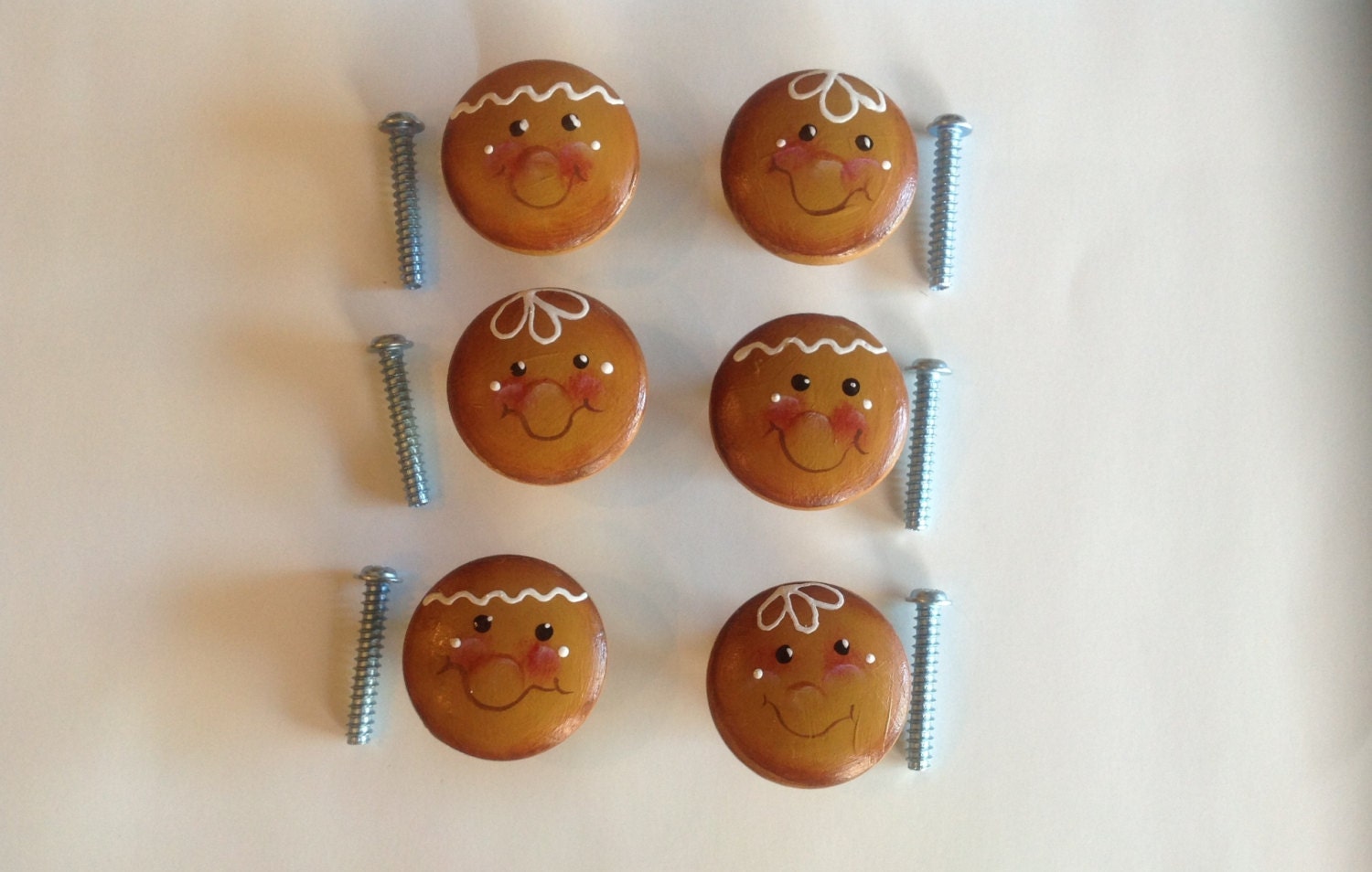 Gingerbread Decorative Knobs..Drawer Knobs..Gingerbread