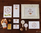 THANKSGIVING Printable Set - Place Cards, Menus, Cupcake Toppers, Gift Tags, Greeting Card Il_170x135