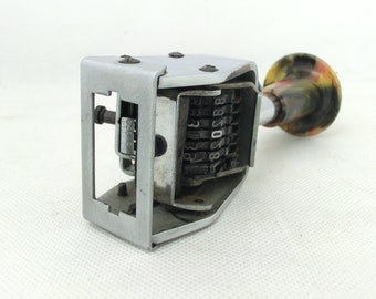 Vintage numbering machine / stamp from Europe