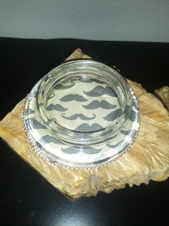 Recycled/Repurposed Glass Candle Lid by ManicGypsyCreations