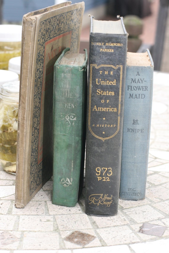 old school books 1900's Tale of Two Cities by vintageatmosphere