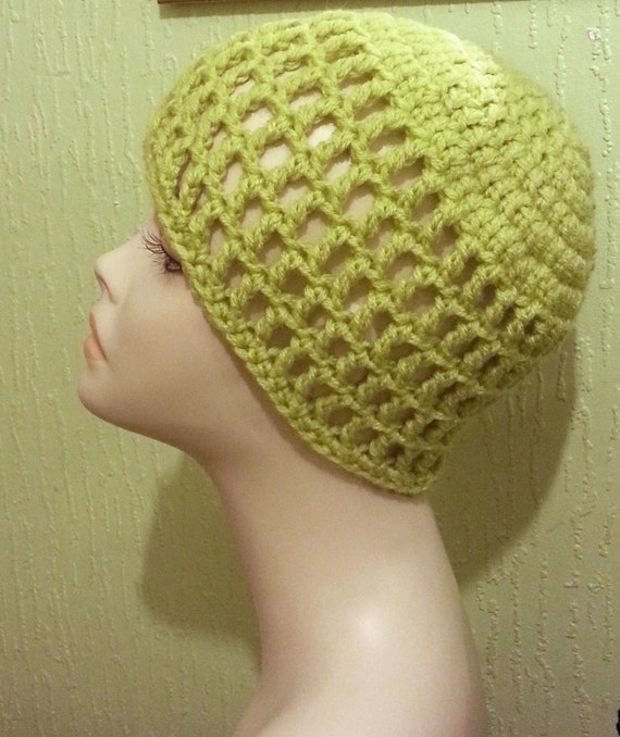 Sale Crocheted Mesh Hat Mesh Beanie Hat Crochet Beaine