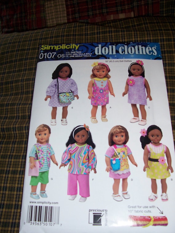Vogue 9663 607 Girl Doll Clothes Pattern Costumes Halloween Witch Linda Carr