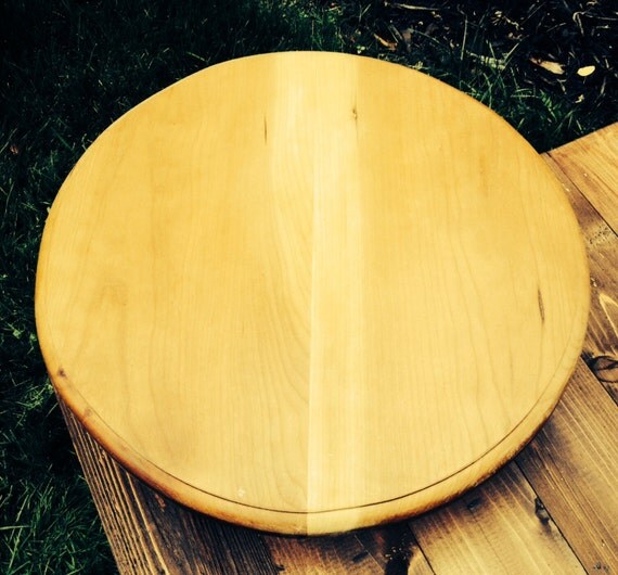 Small Lazy Susans from reclaimed wood