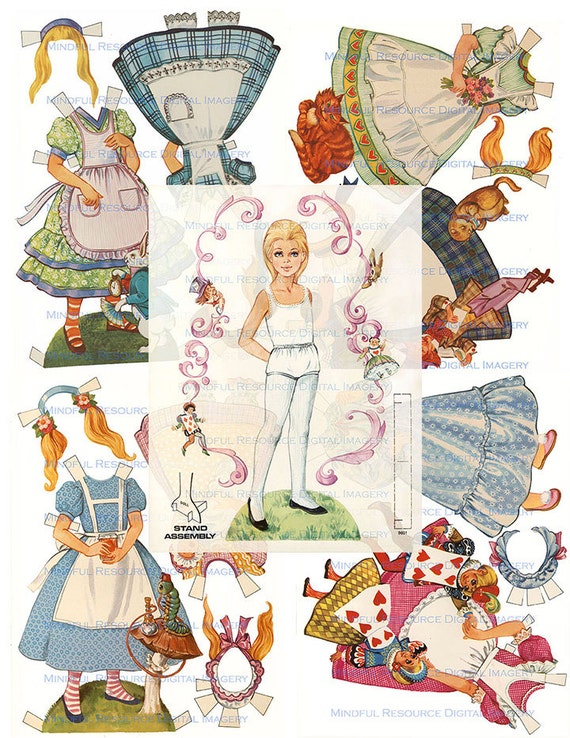alice-in-wonderland-printable-vintage-paper-dolls-1971-digital