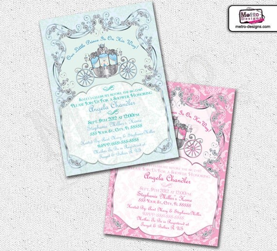 Prince/Princess Baby Shower Invitation Il_570xn