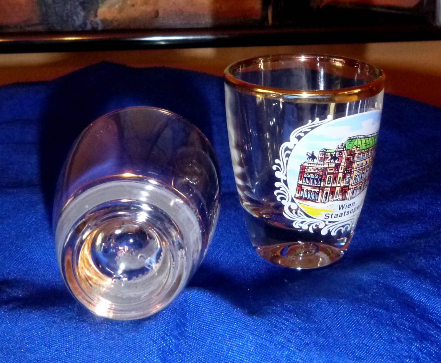 Vintage Austrian Glasses Schnapps Shot Glass Set Ready for