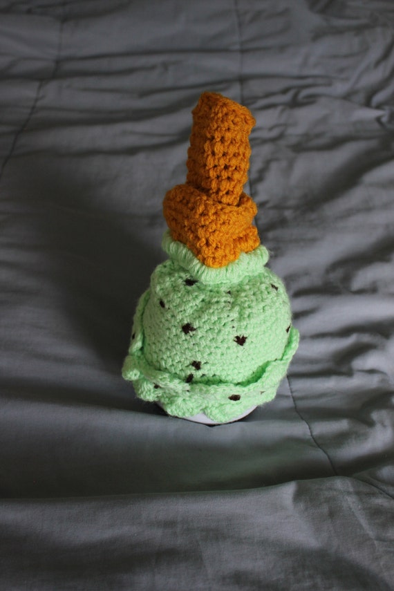 36 Months Crochet Upsidedown Ice Cream Cone by PlentifulDesigns