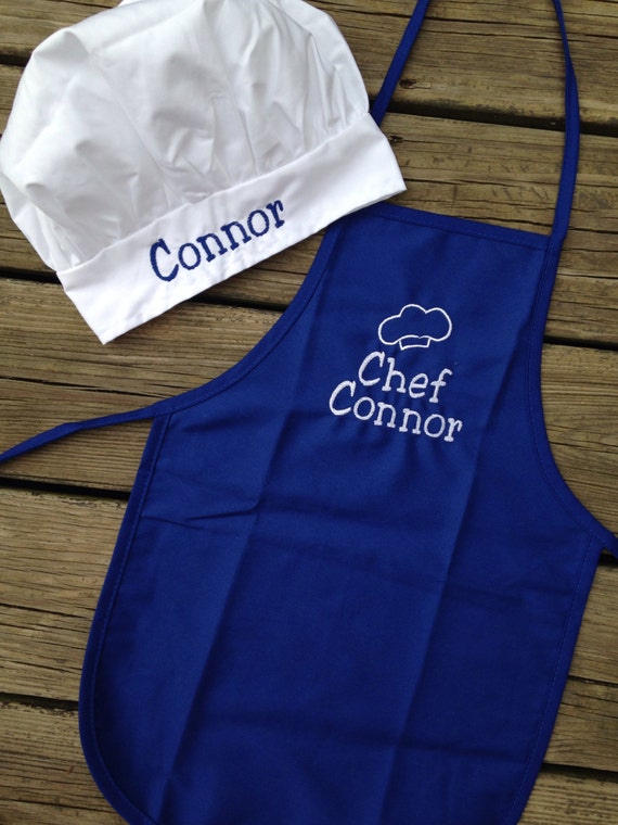 Personalized Toddler Chef Hat and Apron by SewByL on Etsy