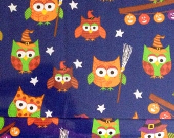 Trick or Treat - Royal Halloween Fabric - 1 Yard Cut - Halloween Fabric - A E Nathan CO Fabric.