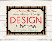 Custom Card - Design Change- Font, Color, Pattern - Special Add-on Il_170x135
