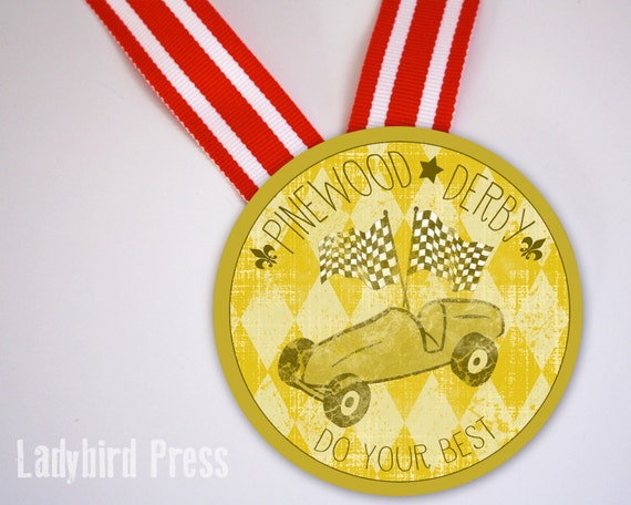Printable Pinewood Derby Medal Do Your Best Cub Scout
