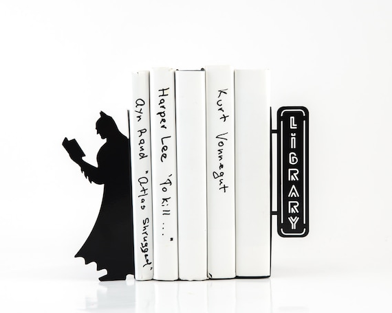 Bookends Reading Batman these bookends will hold your child's favorite books. Great for kids' room