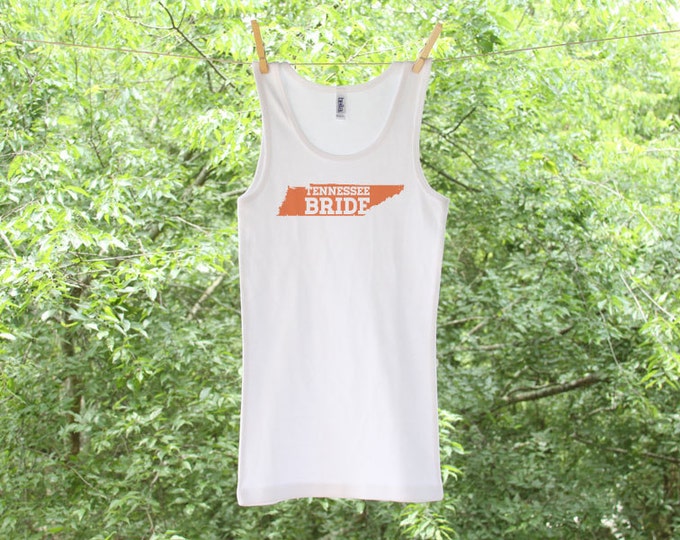 Tennessee Bride (can personalize with wedding colors) - Scoop, Vneck or Tank - GC