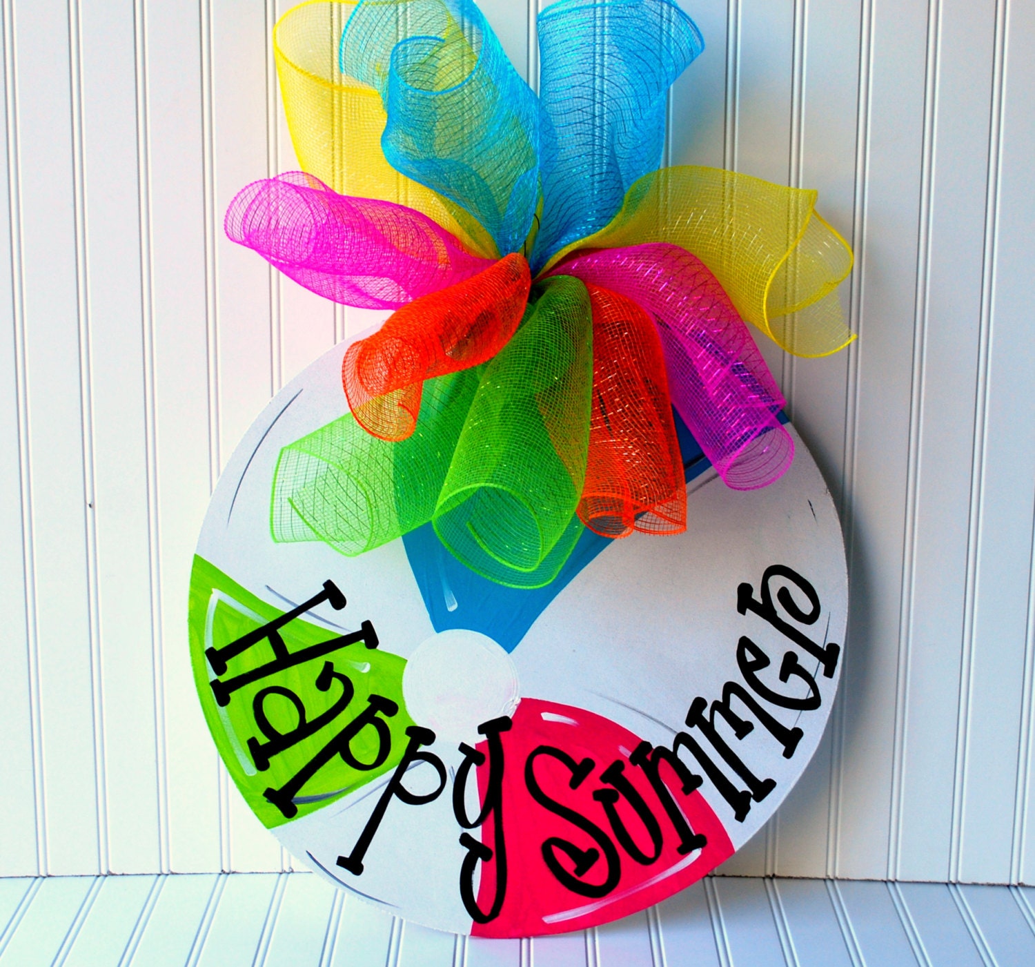 Beach Ball Summer Door Hanger Beach Party Decorations
