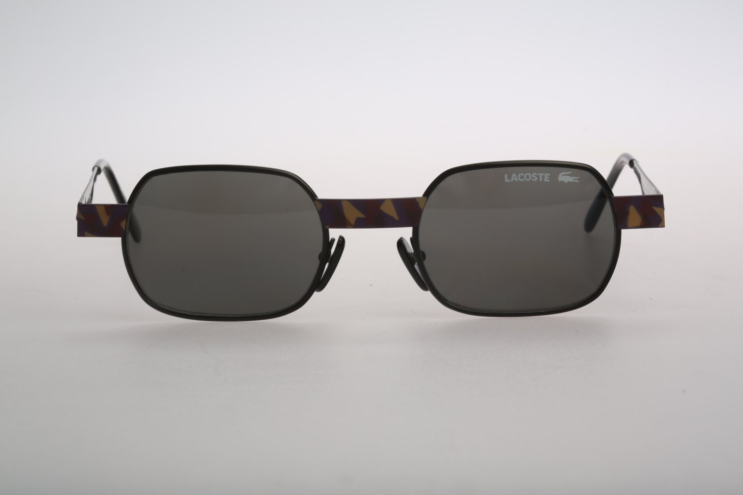Lacoste DM07 / Vintage sunglasses / NOS / 90S Rare square designer